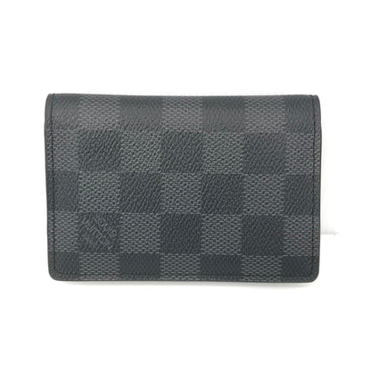 【中古品】【メンズ】 LOUIS VUITTON ルイ・ヴィトン オーガナイザー ドゥ ポッシュ N63143 カードケース 名刺入れ 財布 179-250822-yy-02-tag カラー：ダミエ/ブラック 万代Net店