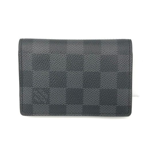 【中古品】【メンズ】 LOUIS VUITTON ルイ・ヴィトン オーガナイザー ドゥ ポッシュ N63143 カードケース 名刺入れ 財布 179-250822-yy-02-tag カラー：ダミエ/ブラック 万代Net店