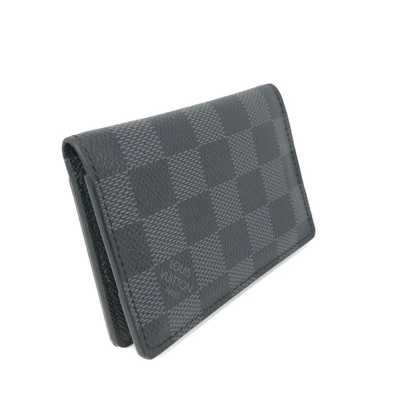 【中古品】【メンズ】 LOUIS VUITTON ルイ・ヴィトン オーガナイザー ドゥ ポッシュ N63143 カードケース 名刺入れ 財布 179-250822-yy-02-tag カラー：ダミエ/ブラック 万代Net店
