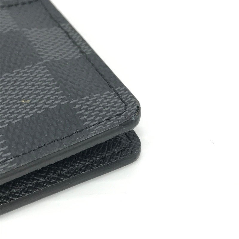 【中古品】【メンズ】 LOUIS VUITTON ルイ・ヴィトン オーガナイザー ドゥ ポッシュ N63143 カードケース 名刺入れ 財布 179-250822-yy-02-tag カラー：ダミエ/ブラック 万代Net店