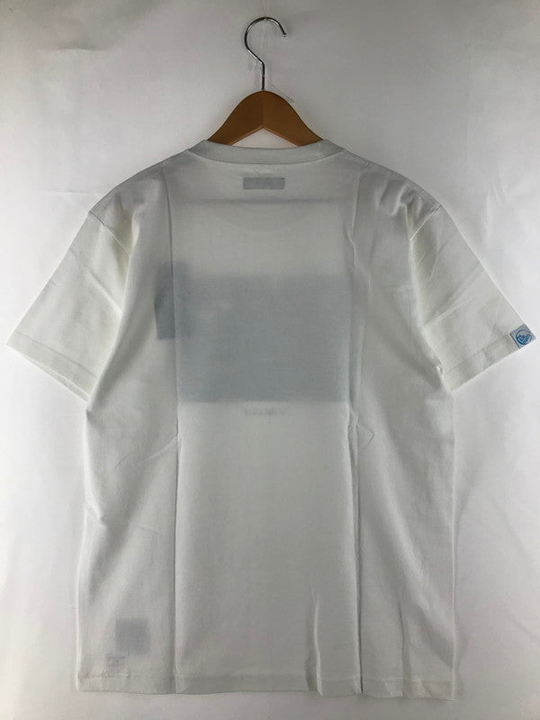 【中古美品】【メンズ】 glamb グラム THE BLUE HEARTS GOLD PRINT T-SHIRT GB0325 BH03 ザ ブルーハーツ ゴールド プリント Tシャツ 142-250925-rt-06-tag カラー：ホワイト 万代Net店