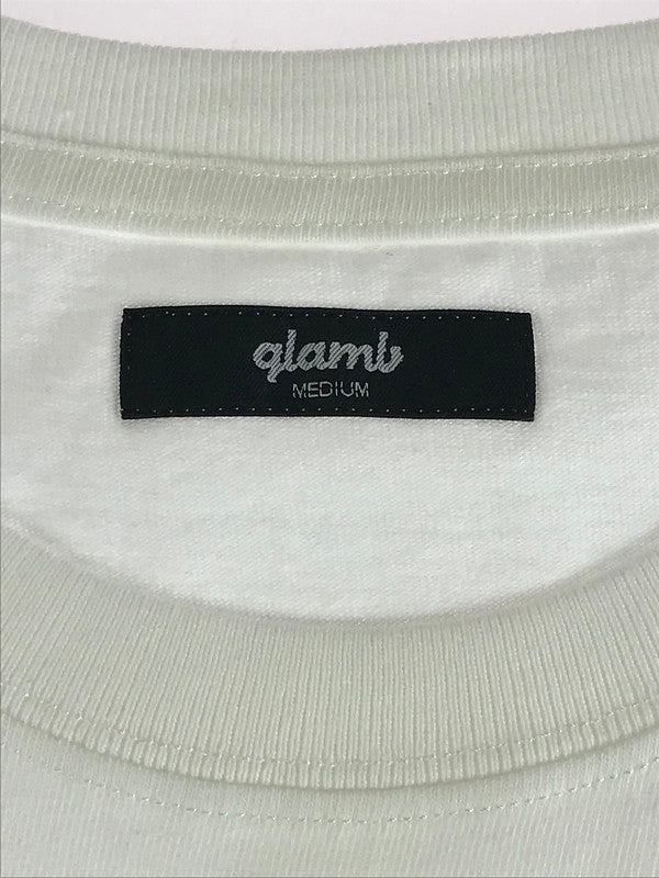 【中古美品】【メンズ】 glamb グラム THE BLUE HEARTS GOLD PRINT T-SHIRT GB0325 BH03 ザ ブルーハーツ ゴールド プリント Tシャツ 142-250925-rt-06-tag カラー：ホワイト 万代Net店