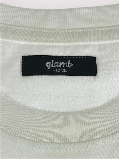 【中古美品】【メンズ】 glamb グラム THE BLUE HEARTS GOLD PRINT T-SHIRT GB0325 BH03 ザ ブルーハーツ ゴールド プリント Tシャツ 142-250925-rt-06-tag カラー：ホワイト 万代Net店