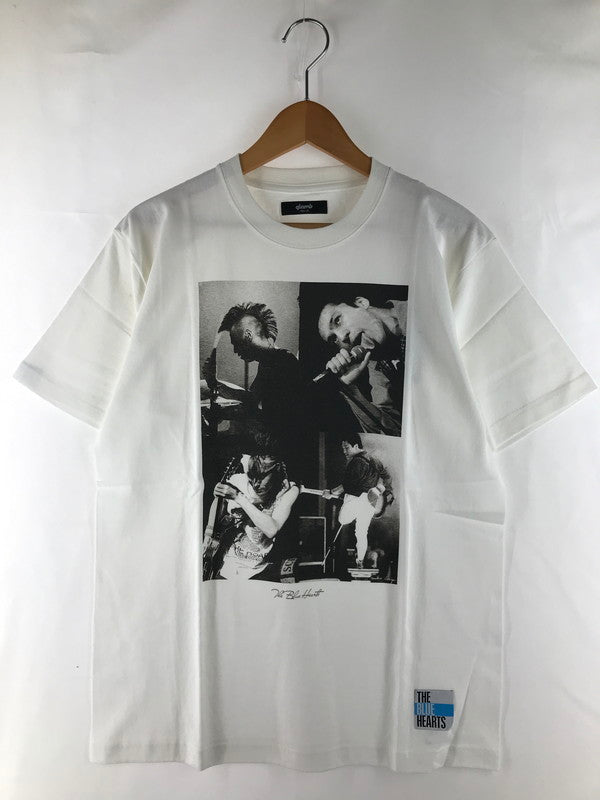 【中古品】【メンズ】 glamb グラム THE BLUE HEARTS COLLAGE T-SHIRT GB0325 BH02 半袖Tシャツ 142-250925-rt-08-tag カラー：ホワイト 万代Net店