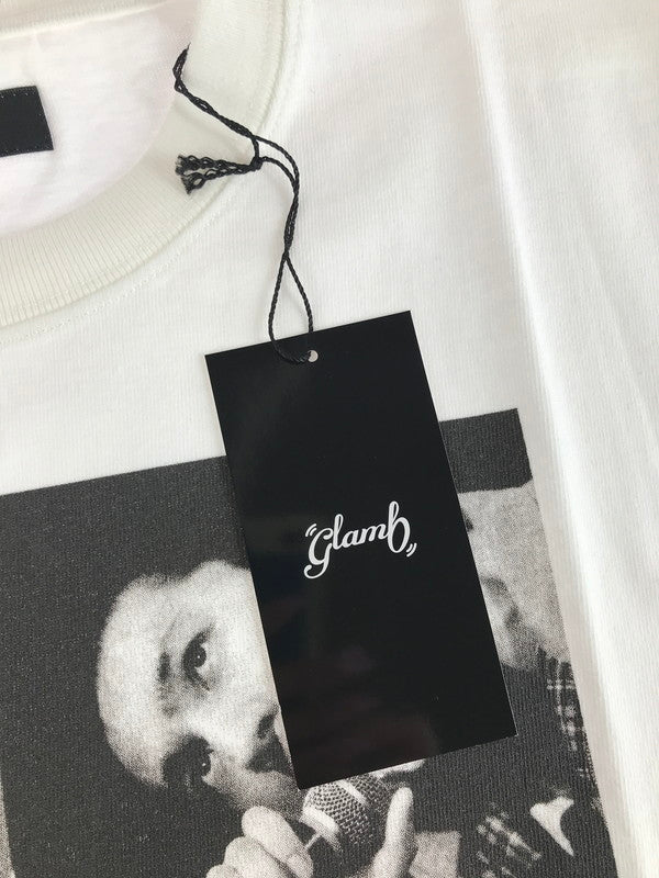 【中古品】【メンズ】 glamb グラム THE BLUE HEARTS COLLAGE T-SHIRT GB0325 BH02 半袖Tシャツ 142-250925-rt-08-tag カラー：ホワイト 万代Net店