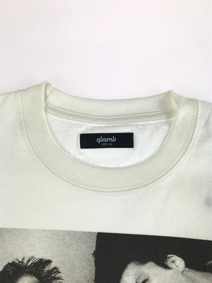 【中古品】【メンズ】 glamb グラム THE BLUE HEARTS COLLAGE T-SHIRT GB0325 BH02 半袖Tシャツ 142-250925-rt-08-tag カラー：ホワイト 万代Net店