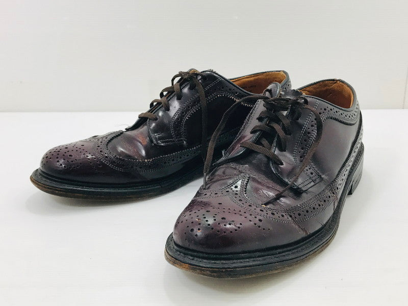 【中古品】【メンズ】 SIBLEY'S シブリーズ MADE IN USA LONGWING TIP SHOES 54749 USA製 ロングウィングチップ シューズ 靴 164-250823-rt-02-tag サイズ：9 1/2D カラー：レッドブラウン 万代Net店