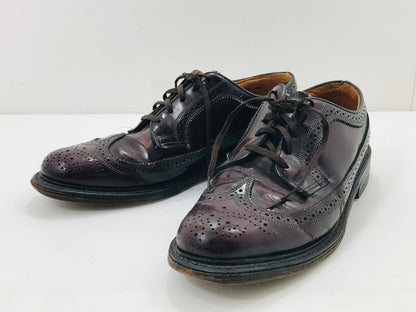 【中古品】【メンズ】 SIBLEY'S シブリーズ MADE IN USA LONGWING TIP SHOES 54749 USA製 ロングウィングチップ シューズ 靴 164-250823-rt-02-tag サイズ：9 1/2D カラー：レッドブラウン 万代Net店