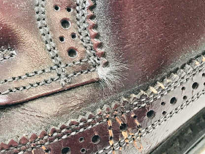 【中古品】【メンズ】 SIBLEY'S シブリーズ MADE IN USA LONGWING TIP SHOES 54749 USA製 ロングウィングチップ シューズ 靴 164-250823-rt-02-tag サイズ：9 1/2D カラー：レッドブラウン 万代Net店