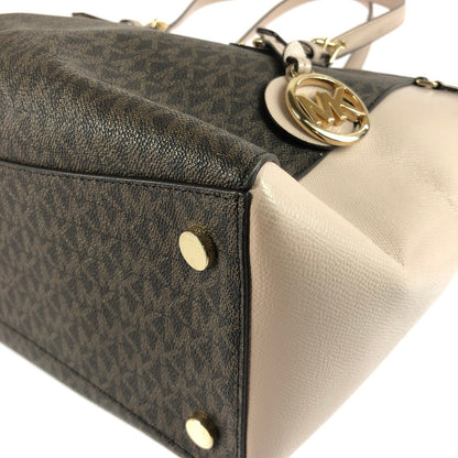 【中古品】【レディース】 TOTE BAG 30F8GV6T8B トートバッグ カバン 180-250819-na-15-tag カラー：ブラウン/ピンク 万代Net店