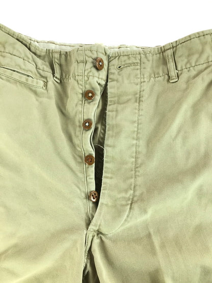 【現状渡し品】【メンズ】 U.S. ARMY アメリカ軍 40'S CHINO TROUSERS 40年代 チノ トラウザー パンツ ボトムス 157-250823-na-04-tag サイズ：W30 カラー：ベージュ 万代Net店