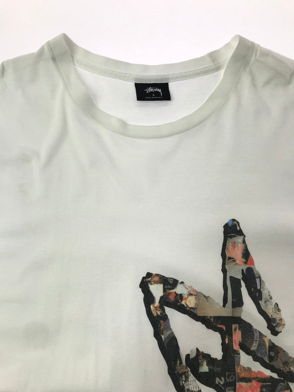 【中古品】【メンズ】 STUSSY ステューシー PHOTO LOGO S/S T-SHIRT フォト ロゴ ショートスリーブ Tシャツ トップス 142-260607-rt-03-tagh サイズ：S カラー：ホワイト 万代Net店