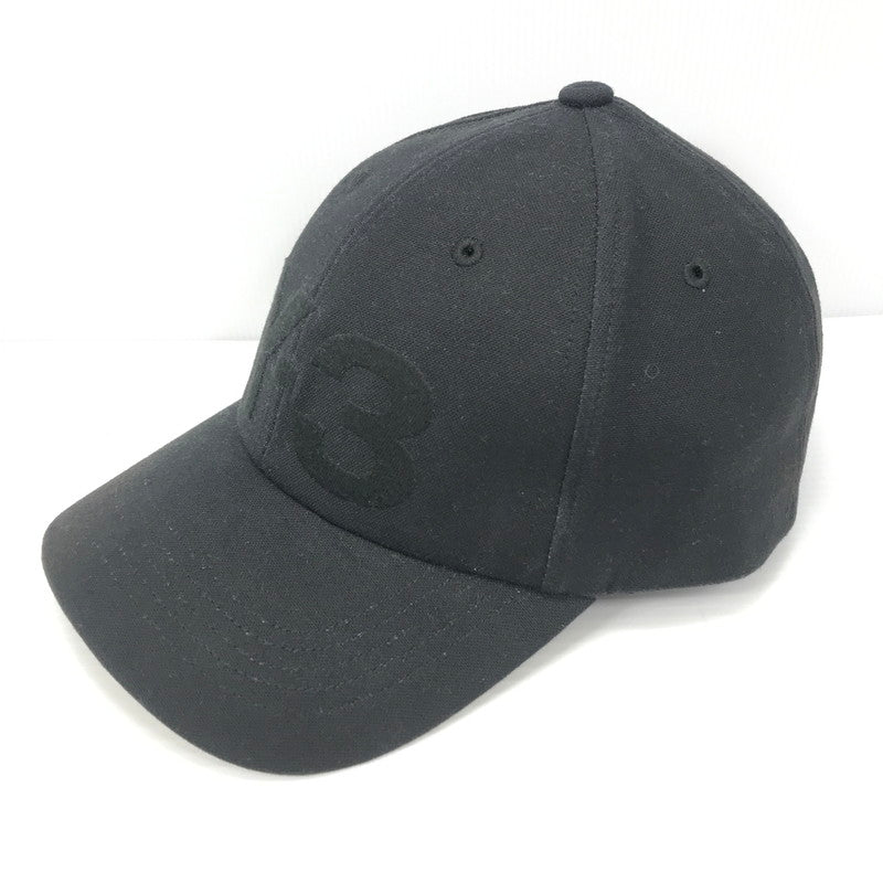 【中古品】【メンズ】 Y-3 ワイスリー LOGO CAP FQ6974 ロゴ キャップ 帽子 185-250824-na-02-tag サイズ：58cm カラー：ブラック 万代Net店