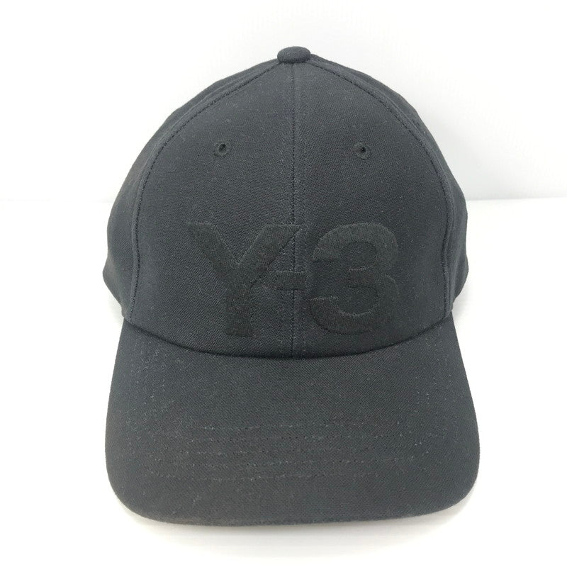 【中古品】【メンズ】 Y-3 ワイスリー LOGO CAP FQ6974 ロゴ キャップ 帽子 185-250824-na-02-tag サイズ：58cm カラー：ブラック 万代Net店