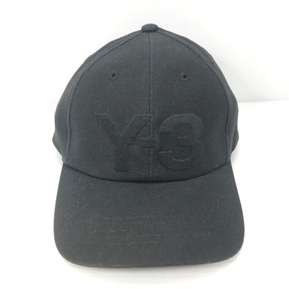 【中古品】【メンズ】 Y-3 ワイスリー LOGO CAP FQ6974 ロゴ キャップ 帽子 185-250824-na-02-tag サイズ：58cm カラー：ブラック 万代Net店