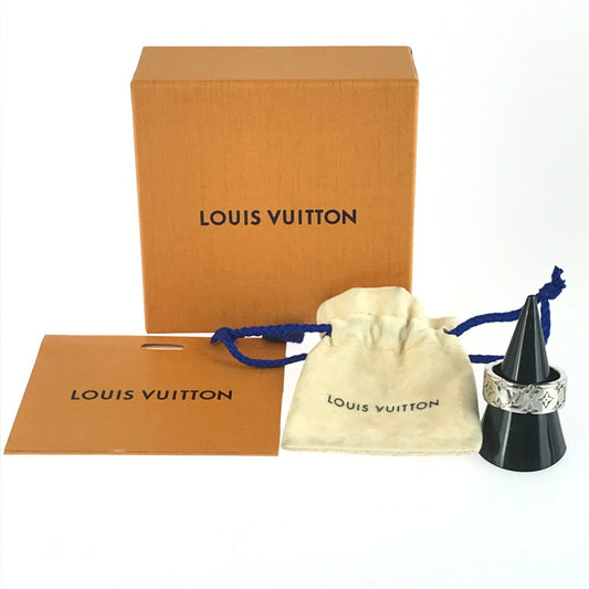 【中古品】【メンズ】 LOUIS VUITTON ルイ・ヴィトン リング･LV モザイク M1182L 指輪 アクセサリー 179-250903-na-17-tag サイズ：L 約20号 カラー：シルバー 万代Net店