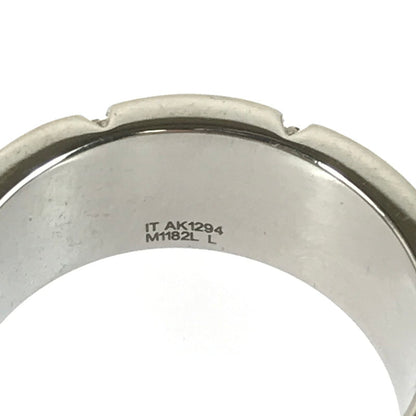 【中古品】【メンズ】 LOUIS VUITTON ルイ・ヴィトン リング･LV モザイク M1182L 指輪 アクセサリー 179-250903-na-17-tag サイズ：L 約20号 カラー：シルバー 万代Net店