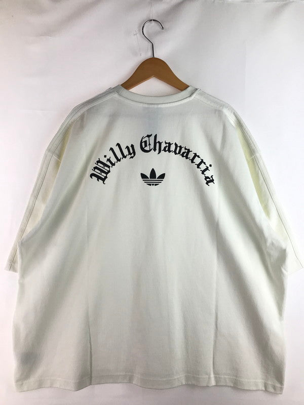 【中古品】【メンズ】 adidas アディダス × WILLY CHAVARRIA ウィリー チャバリア 25FW S/S TEE JW4053 ショートスリーブ Tシャツ 半袖Tシャツ 141-250817-na-01-tag サイズ：2XL カラー：オフホワイト 万代Net店