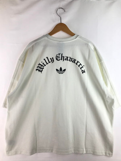 【中古品】【メンズ】 adidas アディダス × WILLY CHAVARRIA ウィリー チャバリア 25FW S/S TEE JW4053 ショートスリーブ Tシャツ 半袖Tシャツ 141-250817-na-01-tag サイズ：2XL カラー：オフホワイト 万代Net店