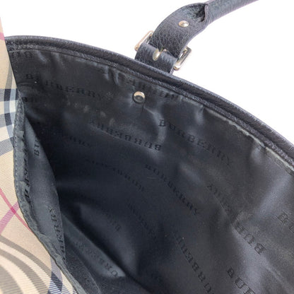 【中古品】【レディース】 BURBERRY バーバリー NOVA CHECK TOTE BAG ノバチェック トートバッグ ハンドバッグ カバン 180-250913-na-18-tag カラー：ブラック 万代Net店