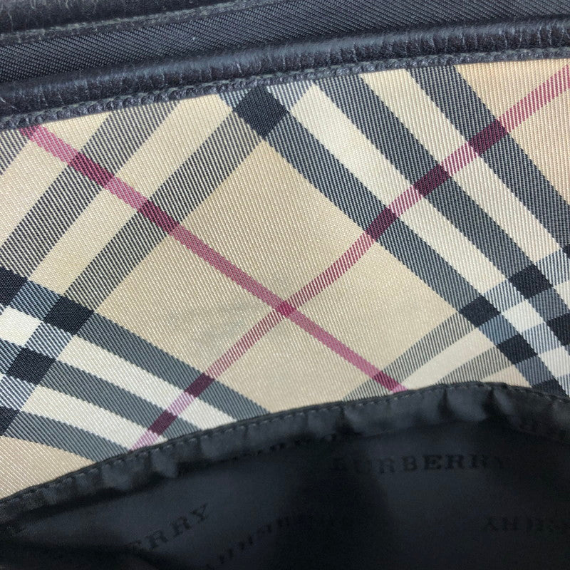 【中古品】【レディース】 BURBERRY バーバリー NOVA CHECK TOTE BAG ノバチェック トートバッグ ハンドバッグ カバン 180-250913-na-18-tag カラー：ブラック 万代Net店