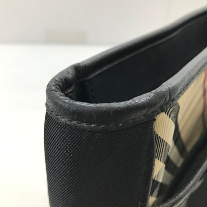 【中古品】【レディース】 BURBERRY バーバリー NOVA CHECK TOTE BAG ノバチェック トートバッグ ハンドバッグ カバン 180-250913-na-18-tag カラー：ブラック 万代Net店