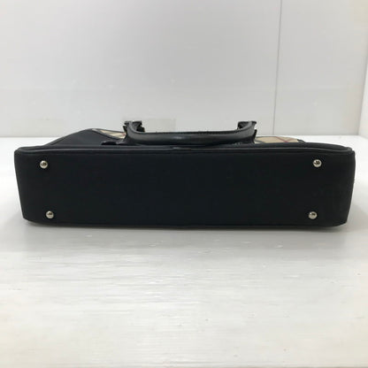 【中古品】【レディース】 BURBERRY バーバリー NOVA CHECK TOTE BAG ノバチェック トートバッグ ハンドバッグ カバン 180-250913-na-18-tag カラー：ブラック 万代Net店