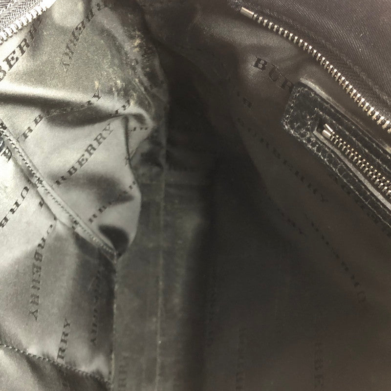 【中古品】【レディース】 BURBERRY バーバリー NOVA CHECK TOTE BAG ノバチェック トートバッグ ハンドバッグ カバン 180-250913-na-18-tag カラー：ブラック 万代Net店