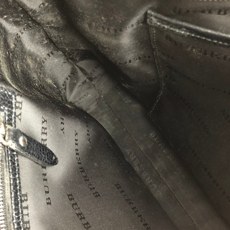 【中古品】【レディース】 BURBERRY バーバリー NOVA CHECK TOTE BAG ノバチェック トートバッグ ハンドバッグ カバン 180-250913-na-18-tag カラー：ブラック 万代Net店