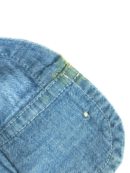 【中古品】【メンズ】 USA製 LS CHAMBRAY WORK SHIRT アメリカ製 ロングスリーブ シャンブレー ワークシャツ 長袖 トップス 145-250822-ki-03-tag サイズ：S カラー：ブルー 万代Net店