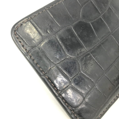 【中古品】【メンズ】 WILDSWANS ワイルドスワンズ WALLET ウォレット 二つ折り 財布 200-250822-yy-03-tag カラー：ブラック 万代Net店