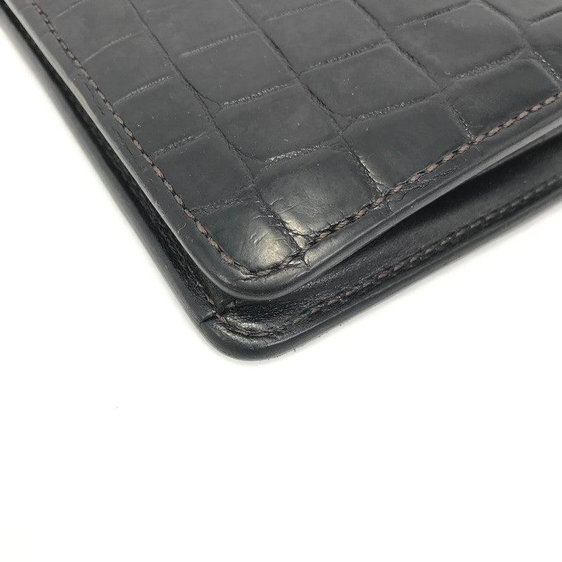 【中古品】【メンズ】 WILDSWANS ワイルドスワンズ WALLET ウォレット 二つ折り 財布 200-250822-yy-03-tag カラー：ブラック 万代Net店