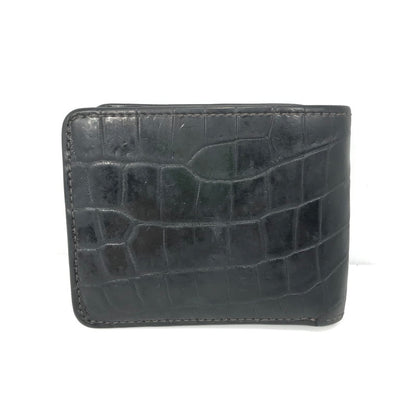 【中古品】【メンズ】 WILDSWANS ワイルドスワンズ WALLET ウォレット 二つ折り 財布 200-250822-yy-03-tag カラー：ブラック 万代Net店