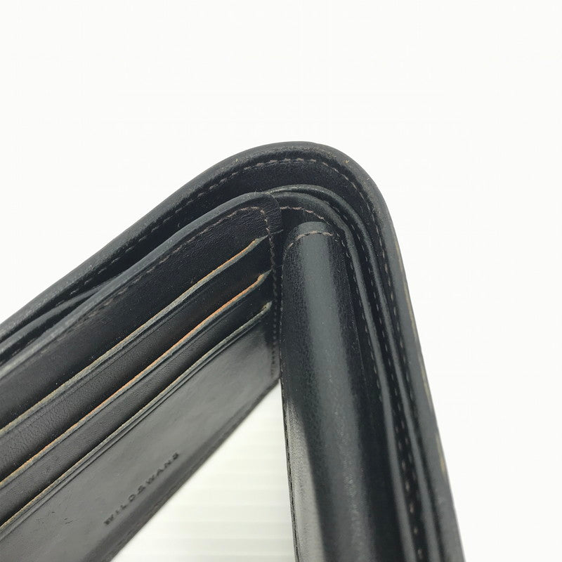 【中古品】【メンズ】 WILDSWANS ワイルドスワンズ WALLET ウォレット 二つ折り 財布 200-250822-yy-03-tag カラー：ブラック 万代Net店