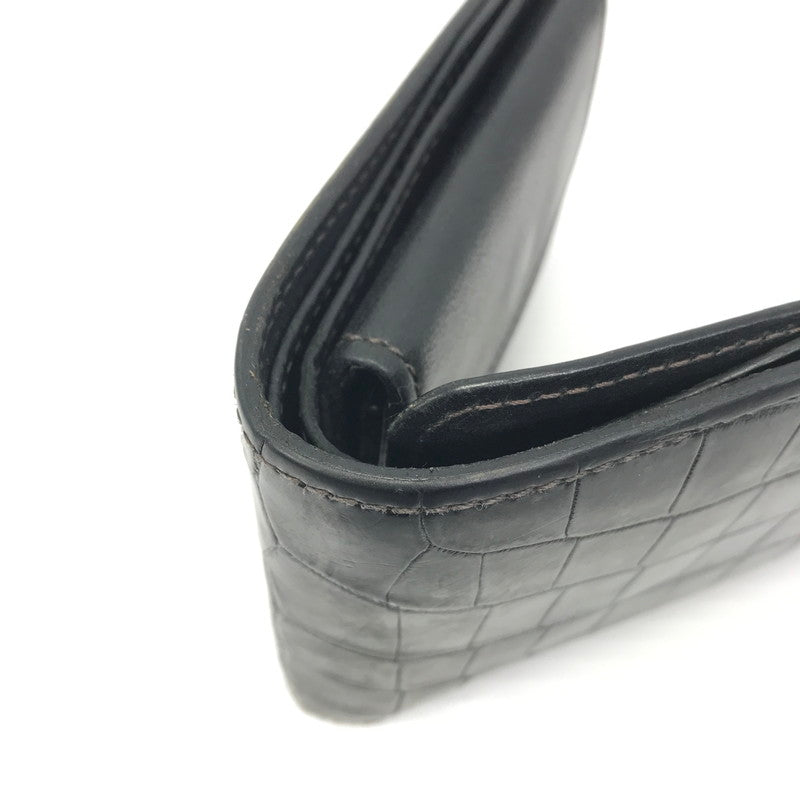 【中古品】【メンズ】 WILDSWANS ワイルドスワンズ WALLET ウォレット 二つ折り 財布 200-250822-yy-03-tag カラー：ブラック 万代Net店