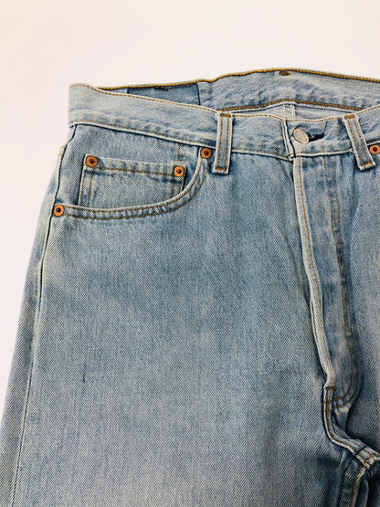 【中古品】【メンズ】 LEVI'S リーバイス DENIM PANTS 501 デニム パンツ 刻印552 93年製 ジーンズ ボトムス 157-260702-rt-08-tag サイズ：W34 カラー：インディゴ 万代Net店