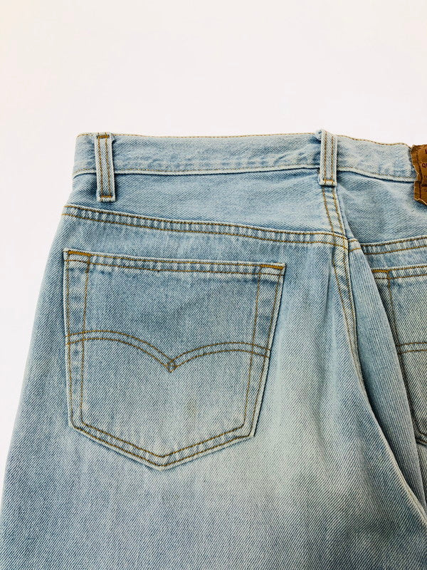 【中古品】【メンズ】 LEVI'S リーバイス DENIM PANTS 501 デニム パンツ 刻印552 93年製 ジーンズ ボトムス 157-260702-rt-08-tag サイズ：W34 カラー：インディゴ 万代Net店