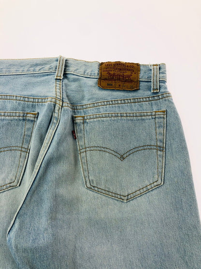 【中古品】【メンズ】 LEVI'S リーバイス DENIM PANTS 501 デニム パンツ 刻印552 93年製 ジーンズ ボトムス 157-260702-rt-08-tag サイズ：W34 カラー：インディゴ 万代Net店