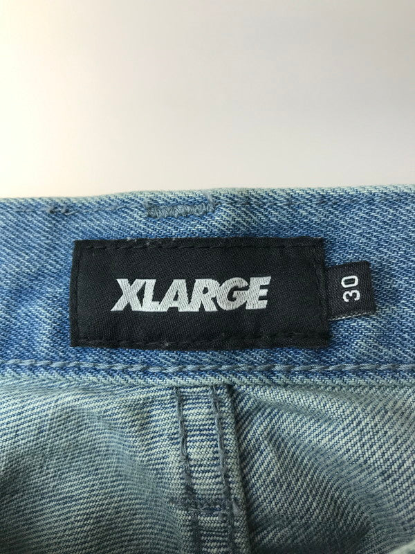 【中古品】【メンズ】 BAGGY DENIM PANTS 101242031001 バギーデニム パンツ ジーンズ ボトムス 153-250904-rt-13-tag サイズ：30 カラー：ライトインディゴ 万代Net店