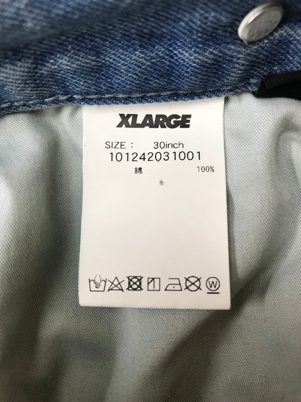 【中古品】【メンズ】 BAGGY DENIM PANTS 101242031001 バギーデニム パンツ ジーンズ ボトムス 153-250904-rt-13-tag サイズ：30 カラー：ライトインディゴ 万代Net店