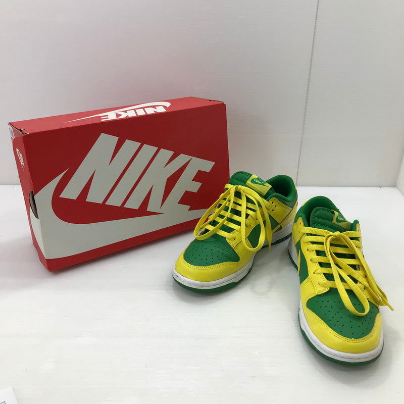【中古品】【メンズ】 NIKE ナイキ DUNK LOW REVERSE BRAZIL DV0833-300 ダンク ロー リバースブラジル スニーカー 靴 160-250903-rt-10-tag サイズ：26.5cm US 8.5 カラー：アップルグリーン/イエローストライク 万代Net店