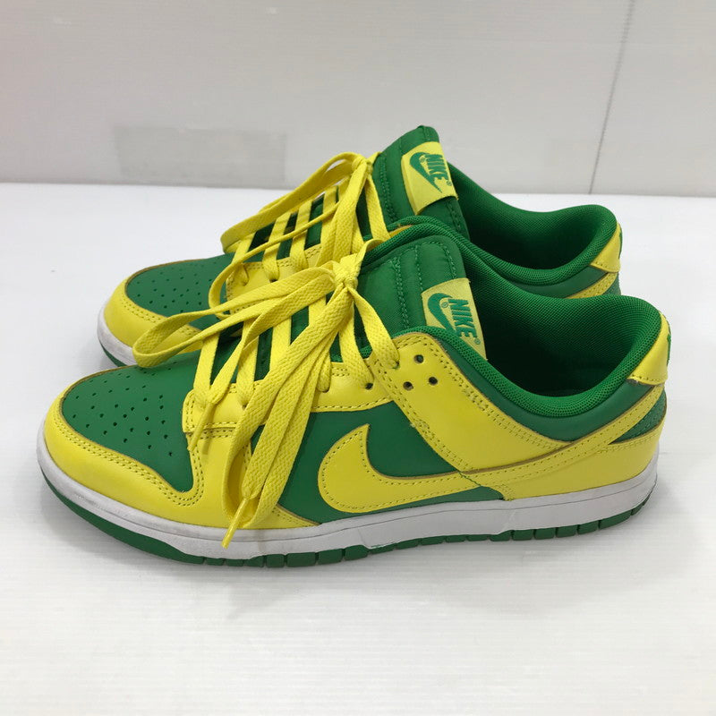 【中古品】【メンズ】 NIKE ナイキ DUNK LOW REVERSE BRAZIL DV0833-300 ダンク ロー リバースブラジル スニーカー 靴 160-250903-rt-10-tag サイズ：26.5cm US 8.5 カラー：アップルグリーン/イエローストライク 万代Net店