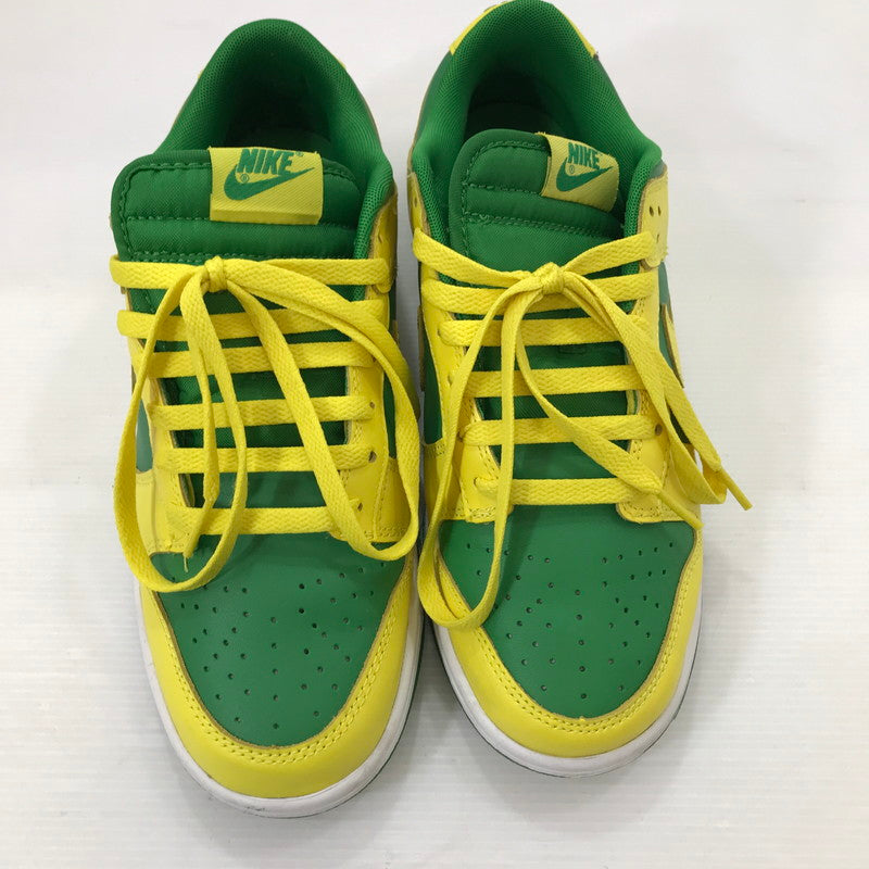 【中古品】【メンズ】 NIKE ナイキ DUNK LOW REVERSE BRAZIL DV0833-300 ダンク ロー リバースブラジル スニーカー 靴 160-250903-rt-10-tag サイズ：26.5cm US 8.5 カラー：アップルグリーン/イエローストライク 万代Net店