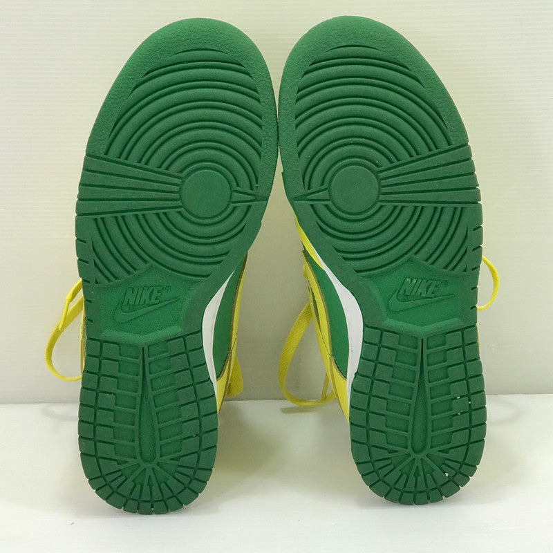 【中古品】【メンズ】 NIKE ナイキ DUNK LOW REVERSE BRAZIL DV0833-300 ダンク ロー リバースブラジル スニーカー 靴 160-250903-rt-10-tag サイズ：26.5cm US 8.5 カラー：アップルグリーン/イエローストライク 万代Net店