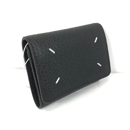 【中古美品】【メンズ】 Maison Margiela メゾンマルジェラ グレインレザー スリーフォールドウォレット SA3UI0010 三つ折り財布 ミディアムウォレット 181-250830-hi-08-tag カラー：ブラック 万代Net店