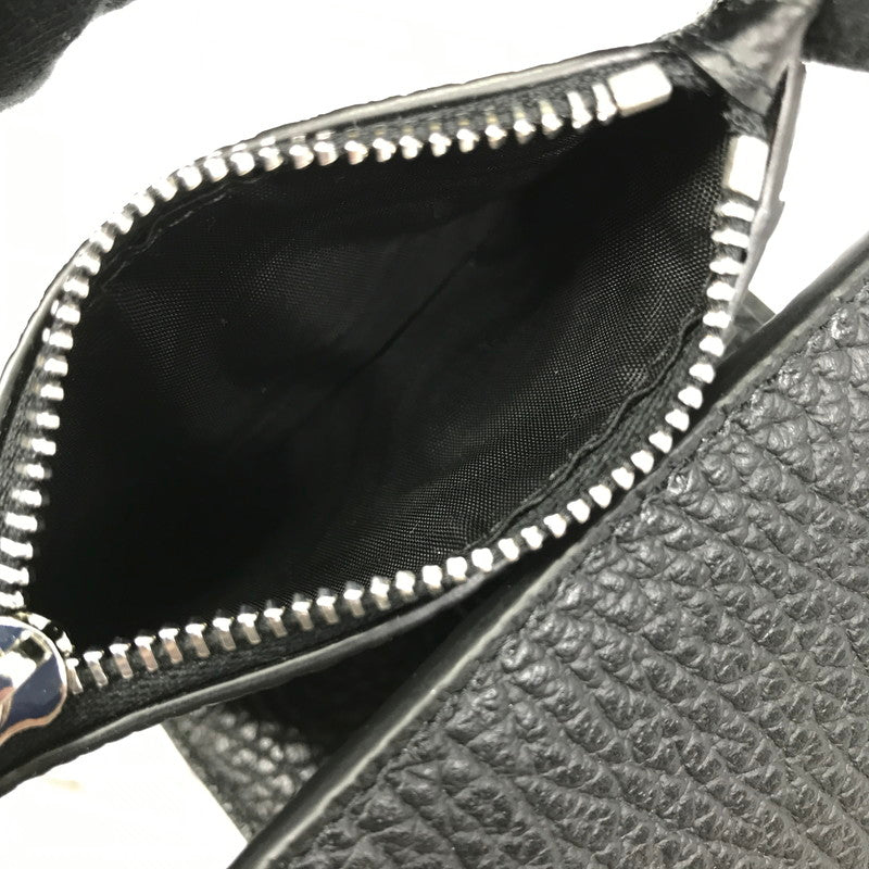 【中古美品】【メンズ】 Maison Margiela メゾンマルジェラ グレインレザー スリーフォールドウォレット SA3UI0010 三つ折り財布 ミディアムウォレット 181-250830-hi-08-tag カラー：ブラック 万代Net店