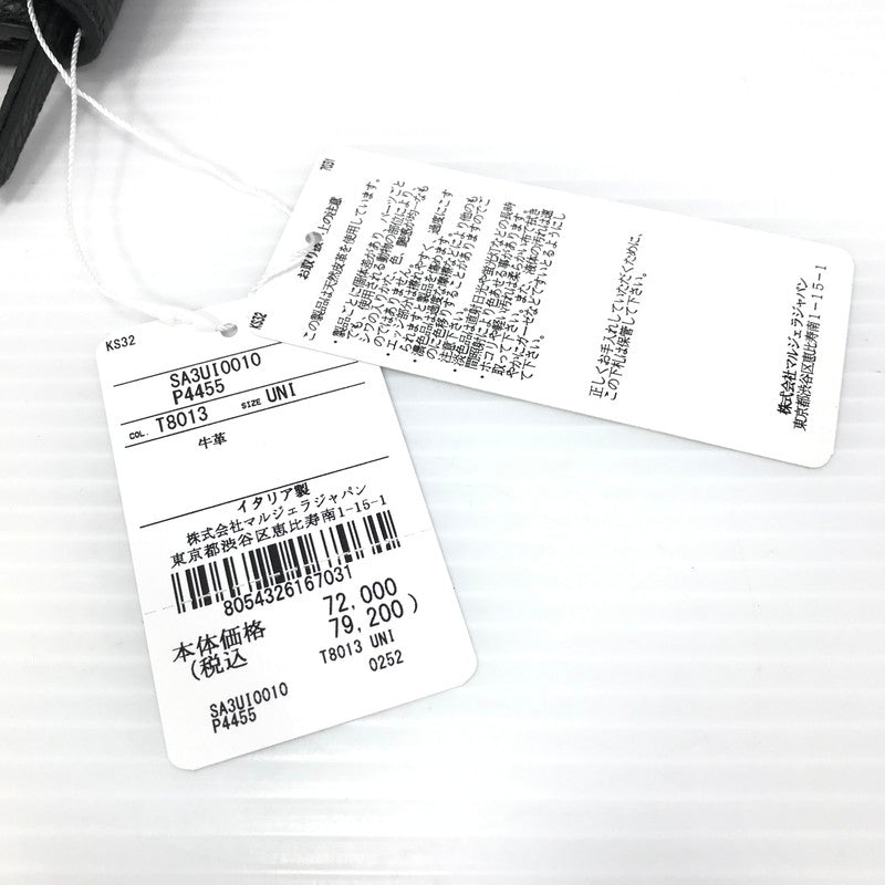 【中古美品】【メンズ】 Maison Margiela メゾンマルジェラ グレインレザー スリーフォールドウォレット SA3UI0010 三つ折り財布 ミディアムウォレット 181-250830-hi-08-tag カラー：ブラック 万代Net店