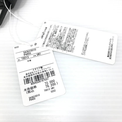 【中古美品】【メンズ】 Maison Margiela メゾンマルジェラ グレインレザー スリーフォールドウォレット SA3UI0010 三つ折り財布 ミディアムウォレット 181-250830-hi-08-tag カラー：ブラック 万代Net店