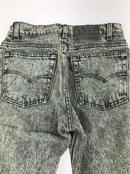 【中古品】【メンズ】 506 80's CHEMICAL WASH BLACK DENIM PANTS 刻印532 先染め ケミカルウォッシュ ブラック デニムパンツ ボトムス 157-250830-rt-14-tag サイズ：W29L30 カラー：ブラック 万代Net店