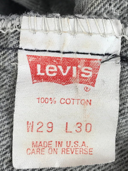 【中古品】【メンズ】 506 80's CHEMICAL WASH BLACK DENIM PANTS 刻印532 先染め ケミカルウォッシュ ブラック デニムパンツ ボトムス 157-250830-rt-14-tag サイズ：W29L30 カラー：ブラック 万代Net店